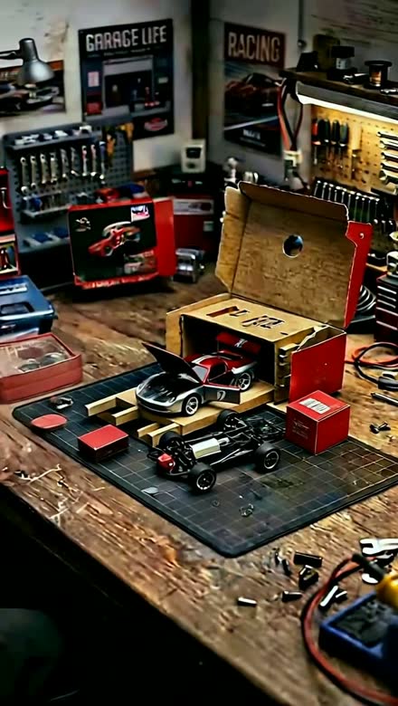 A previous build using the Mini Garage Car Build format